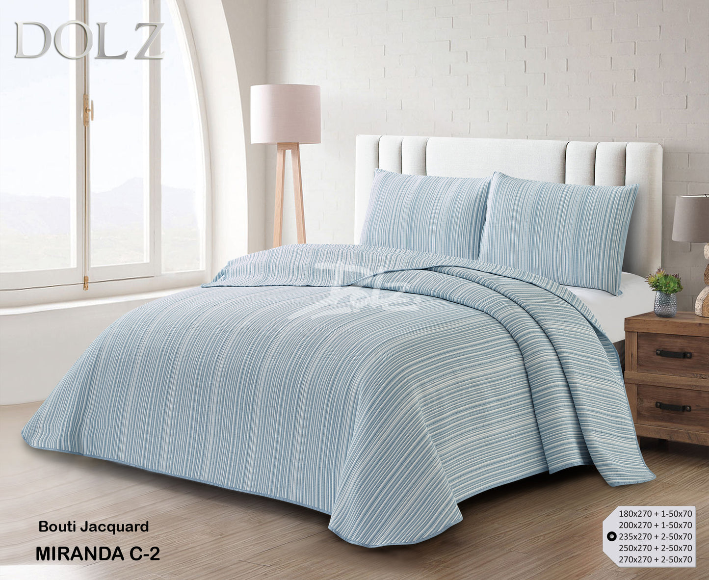 Colcha primavera/verão MIRANDA