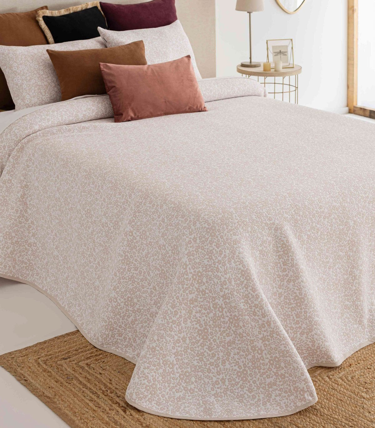 Colcha Primavera/Verão Jacquard Caspe c/02 Bege