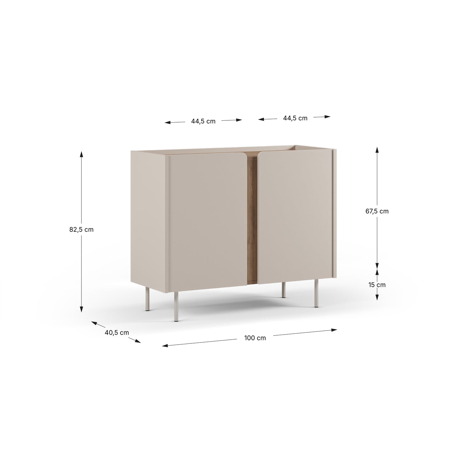 Móvel Auxiliar Lucile 100cm