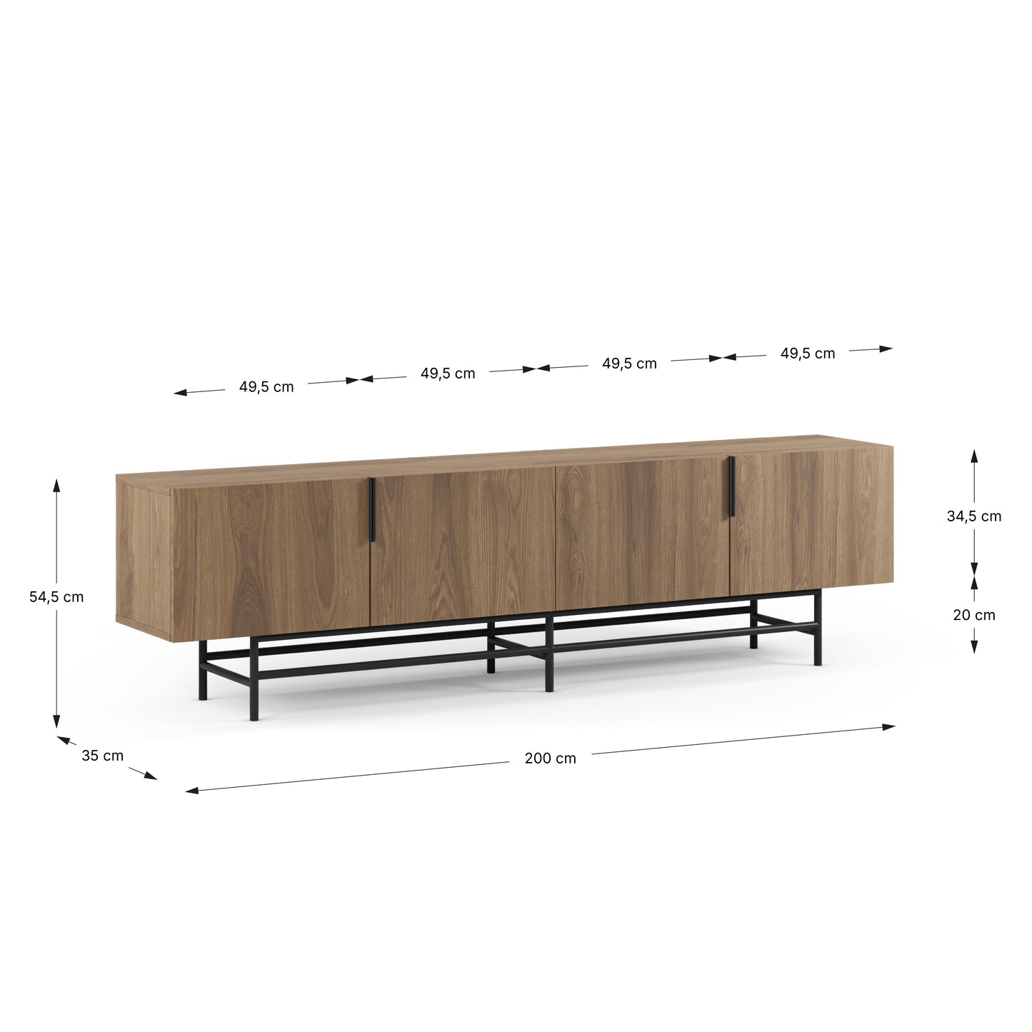 Móvel de TV Eldia 200cm