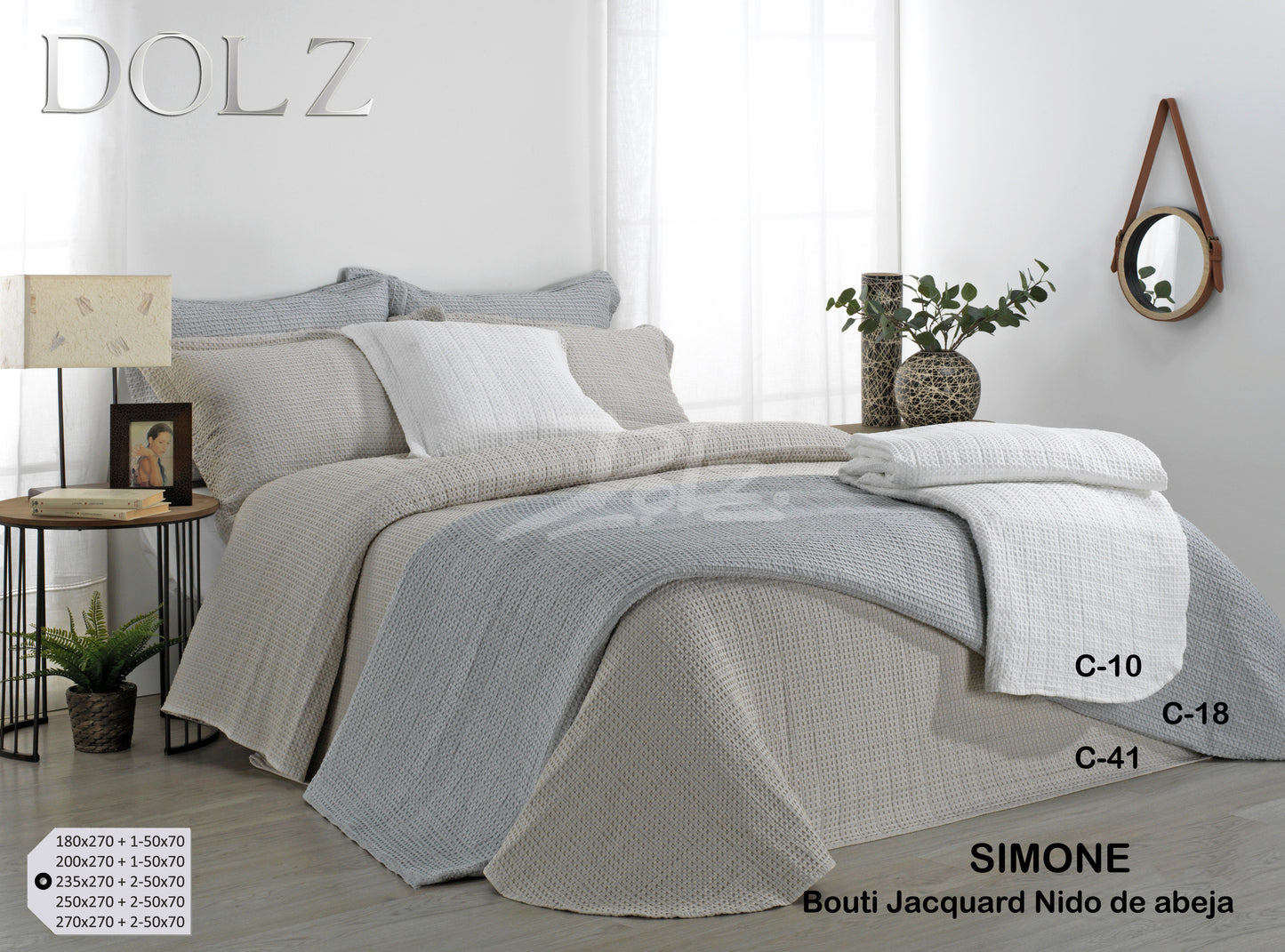 Colcha de cama SIMONE