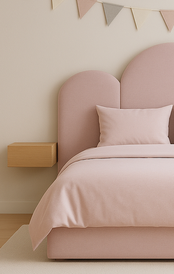 Cama Infantil Tamanho Casal Rosa