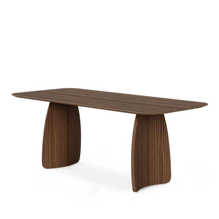 Mesa Fixa Kimberly Nogueira/Carvalho 200cm