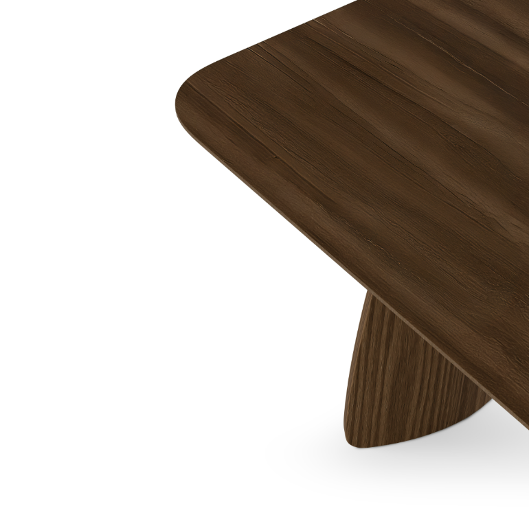 Mesa Fixa Kimberly Nogueira/Carvalho 200cm