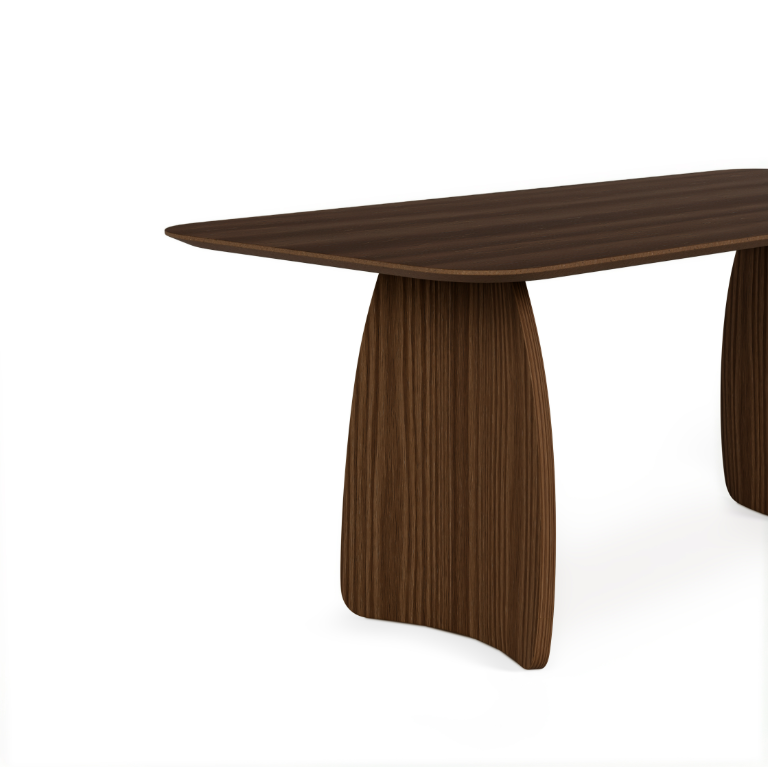 Mesa Fixa Kimberly Nogueira/Carvalho 200cm
