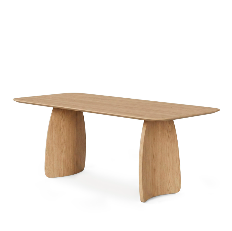 Mesa Fixa Kimberly Nogueira/Carvalho 200cm