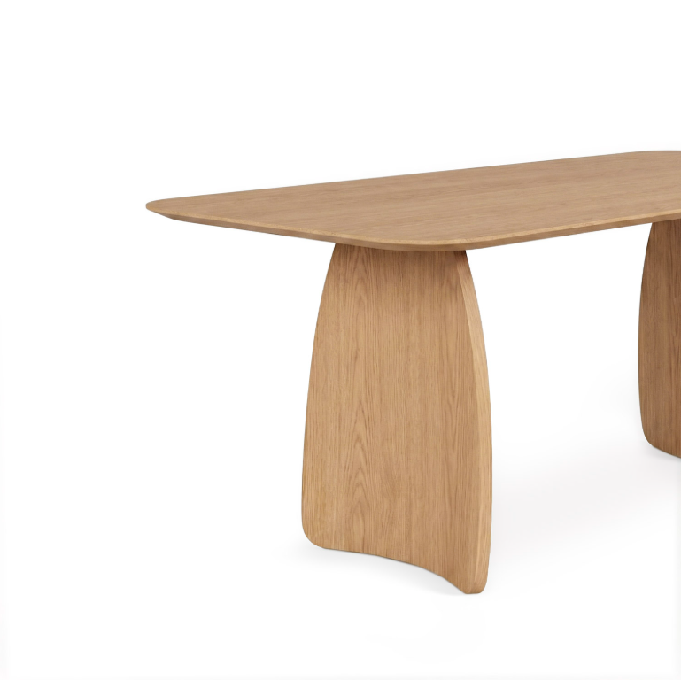 Mesa Fixa Kimberly Nogueira/Carvalho 200cm