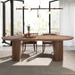 Mesa de Jantar Oval Nogueira
